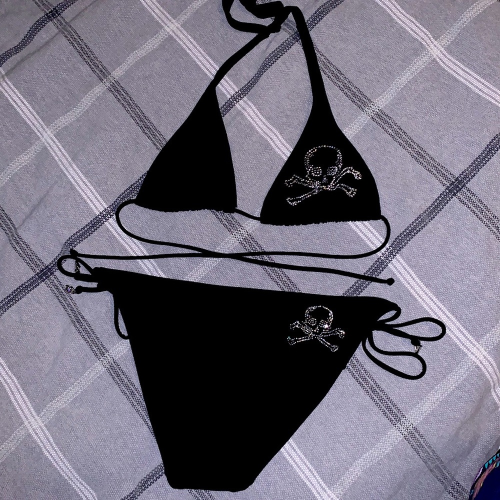 Victoria’s Secret Skull Rhinestone Bikini